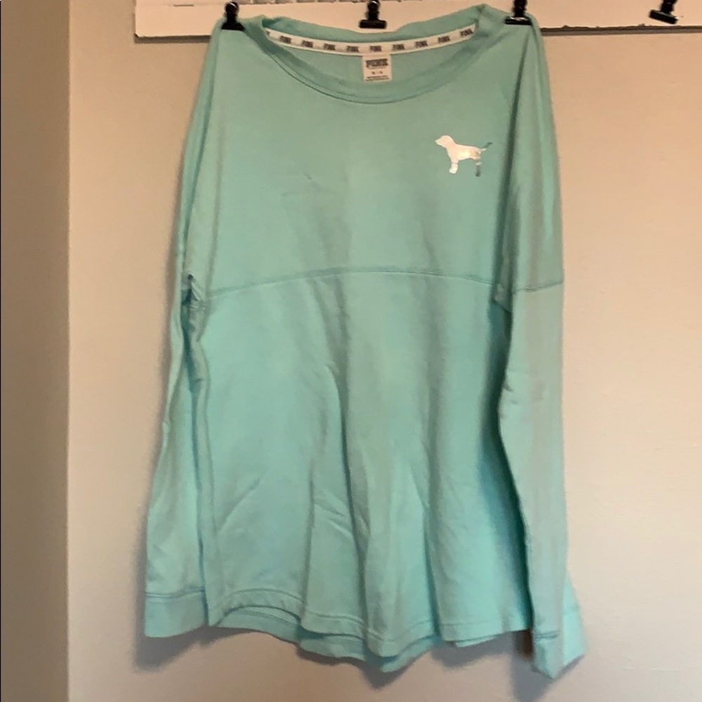 PINK mint green long sleeve